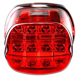 Akmties Red Dyna Led Tail light compatible with road king Classic/ultra/Fatboy,FLSTFB/Heritage Softail Classic/Wide Glide/2008 road glide/Electra Glide(not fit 1999 Heritage)