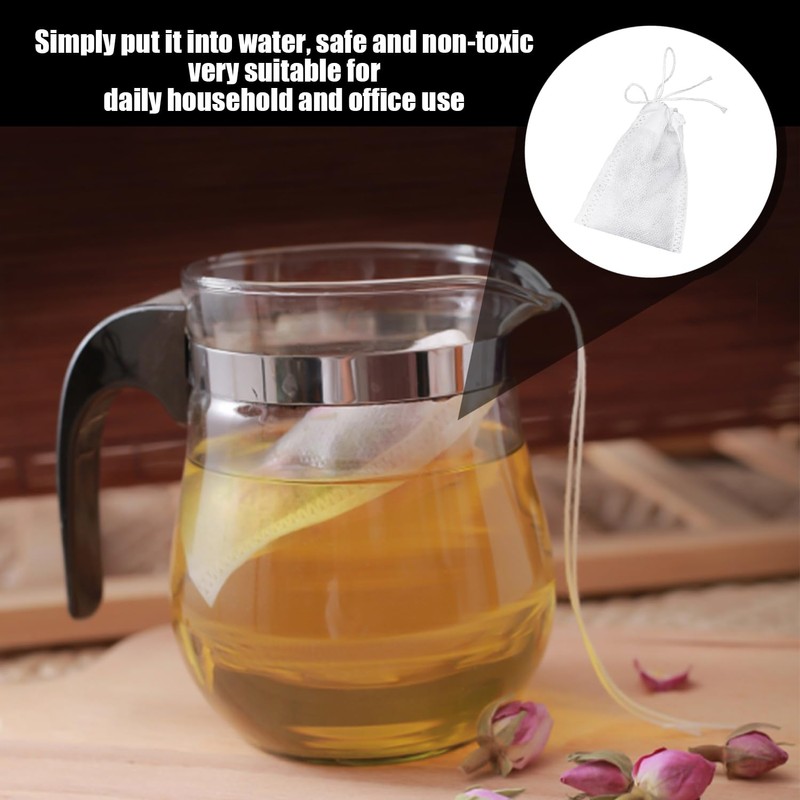 200 Tea Filter Bags, Empty Loose Leaf Tea Bags, Tea