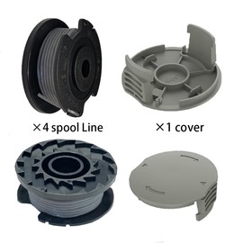 Grass trimmer spool, 4 pieces trimmer thread spool, compatible with Bosch EasyGrassCut EasyGrassCut 23, EasyGrassCut 26, EasyGrassCut 18
