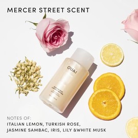 OUAI Champú mediano – Champú hidratante con aceite de coco, babassu, extracto de kumquat y queratina – Fortalece, nutre y añade brillo – Productos par