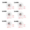 FOLANDO 35 pcs Squid Jig Hooks, Umbrella Shaped Hooks Squid