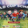 Football Game Wall Chart Portable Home Bar Office 2022 Soccer