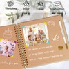 Miaikoe 20.5x20.5 cm DIY Scrapbook Album with Window Hardcover Kraft