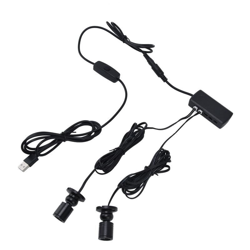 Display Cabinet Light USB Powered Dimmable Round Small LED Cabinet