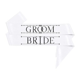 Party to Be Bride & Groom Sashes Set (Set A)