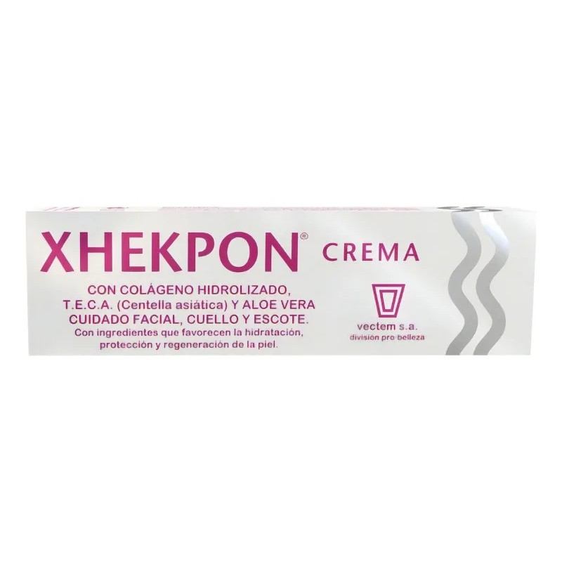 Xhekpon Crema Antiedad Facial Cuello Y Escote Colágeno Aloe