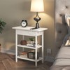 LIDYUK End Table with Charging Station, Set of 2 Flip
