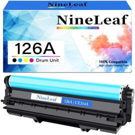 NineLeaf 1 Pack Compatible Drum Unit Replacement for HP 126A CE314A Work for Laser Jet CP1025 CP1025nw Pro M275nw Color MFP M175nw M176nw M177fn M177fw Printer