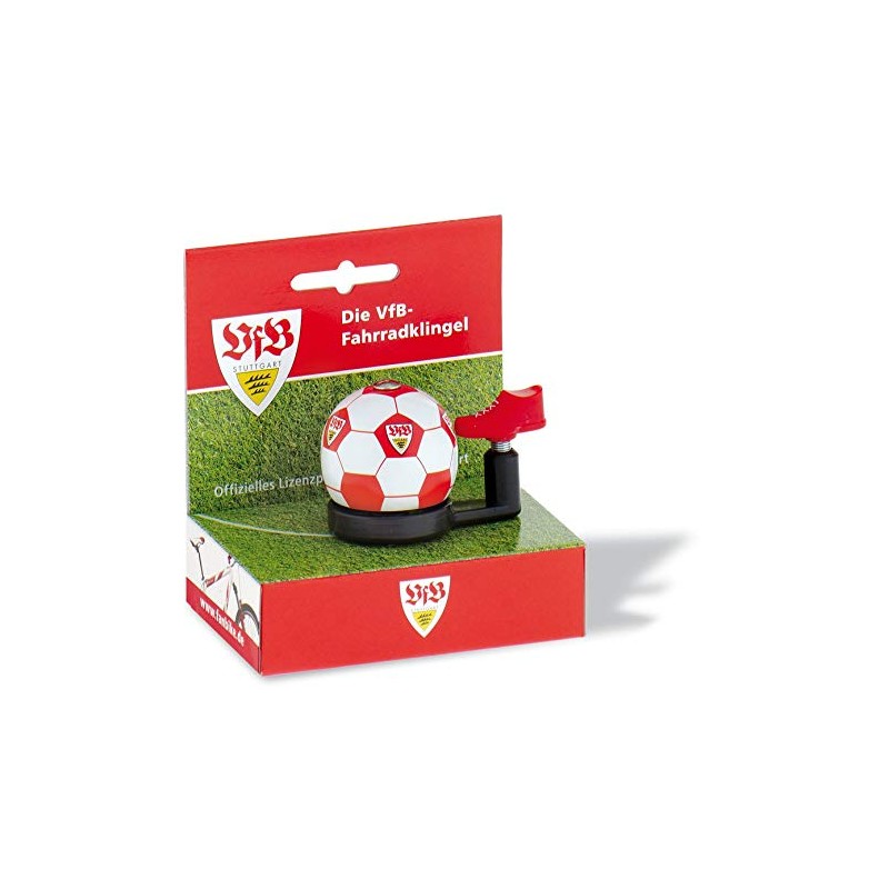 Fan Bike Unisex - Adult VfB Stuttgart Bell, Multi-Colour, One