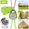 SANLIKE Camping Rope Set, 4-Piece Set, Tent Rope, 13.1 ft