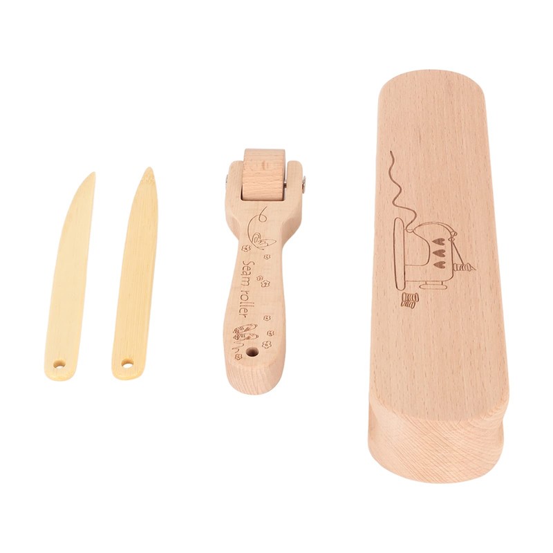Tailors Clapper Seam Roller Point Turner Sewing Tool Finely Polished