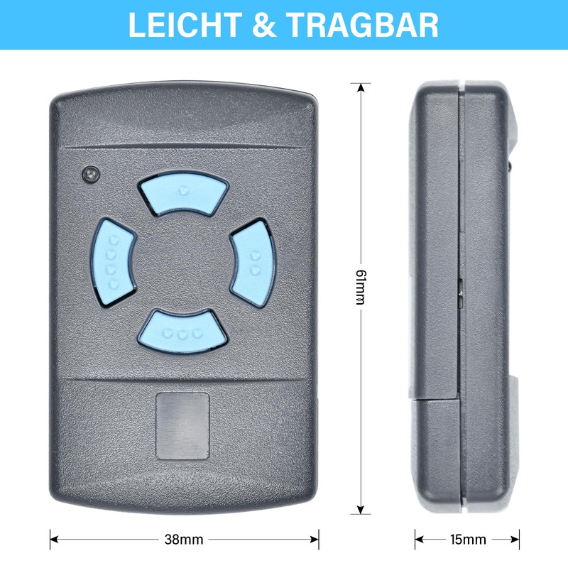 868.3 MHz Garage Door Opener Garage Door Remote Control Compatible
