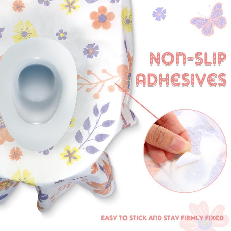 Preboun 40 Pack Toilet Seat Covers Disposable for Kids Extra