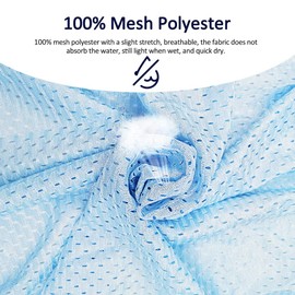 HINATAA Adjustable Baby Wrap Baby Water Ring Sling, Breathable Quick Dry Baby Carrier Mesh Fabric Perfect for Summer, Swimming, Pool, Beach (Light Blue)