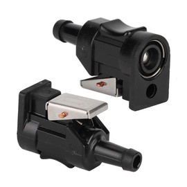 Fuel line Connector Yamaha Fuel line Outboard 2Pcs Marine Engine Fuel Hose Line Connector,Compact Size Fuel Line Connector for Yamaha 8mm Outboard