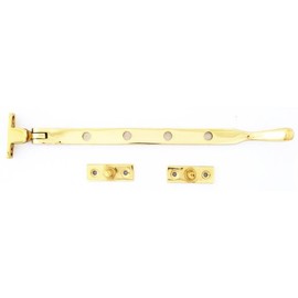 From the Anvil 33750 10-inh Cast Pear Drop Stay - Polished Brass