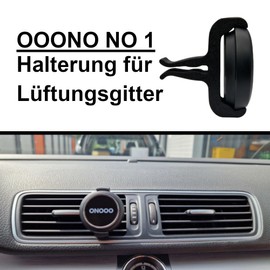 Kstar Holder for OOONO NO1 CO-Driver, for attaching to the ventilation grille, extra stable holder made of UV and heat-resistant material, robust and durable. Made in Germany.
