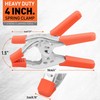 HORUSDY 8-Piece 4" inch Spring Clamp, Heavy Duty Spring Metal