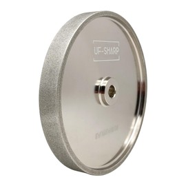 UF-SHARP UF-SHARP CBN Grinding Wheel 8 inch 180 Grit, 1" Wide, 5/8" Arbor, Suitable for All Kinds of 8-inch Bench Grinders (180 Grit)