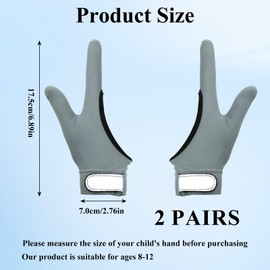 4pcs Thumb Sucking Guard Gloves Kids Anti Thumb Sucking Glove Chewy Compression Thumb Sucking Stop Nail Biting Finger Biting Glove for Kids Thumb Guard for Ages 5-12