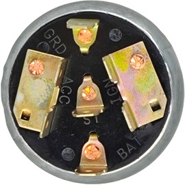 XYZIL Ignition Switch P27-1048 P271048 Compatible with Kenworth T300 T400 Truck 7 Pin 4 Position 577.59548WC 09500MX 22167 S22616