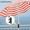 xlwen Terrace Umbrella Clip 1 Piece Balcony Umbrella Clamp, Patio