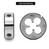 QWORK® Gewindebohrer M12*1.5mm Gewindebohrer und Schneideisen Set
