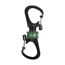 Nite Ize (NITEIZE) Nite Ize (NITEIZE) 360° Magnet Slide Lock Carabiner, Olive