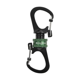 Nite Ize (NITEIZE) Nite Ize (NITEIZE) 360° Magnet Slide Lock Carabiner, Olive