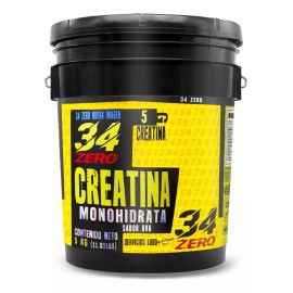 OCRE 34 ZERO Creatina Monohidratada 34 Zero 5 Kg 1000 Servicios Sabores Sabor Uva