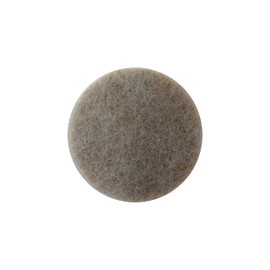 Shepherd 1" Round Leveling Self-Adhesive Felt Furniture Sliders for Hard Surfaces, Leveling Adhesive Furniture Moving Pads for Beds, Sofas, Dressers, Set of 8, Beige