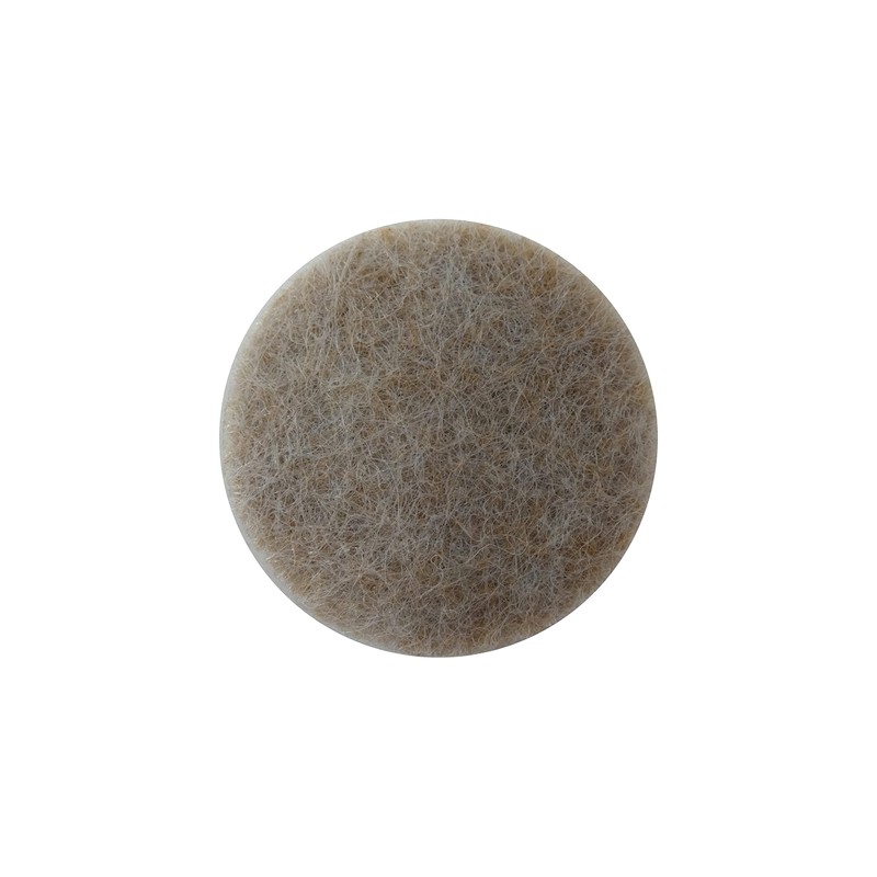Shepherd 1" Round Leveling Self-Adhesive Felt Furniture Sliders for Hard