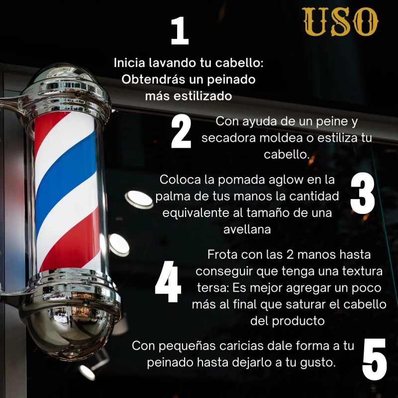 Pomada Para Peinar Cabello Y Barba Acabado Natural 150gr