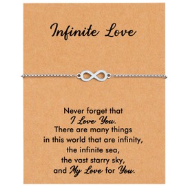 RZKING Bracelets For Women, Evil Eye Sun Moon Wave Charm Bracelets For Women, Friendship Bracelets, Gifts For Sister, Birthday, Thank You, Inspirational Gifts For Women, 16, Stainless Steel, no