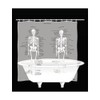 SMART by Simple Memory Art Human Skeleton Shower Curtain -