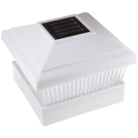 18 Pack Solar White 5"x5" Square Fence Post Cap Outdoor Garden LED Lights Fit Vinyl and Wood
