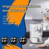 Self Adhesive Caster Wheels, Appliance Rollers for Kitchen Appliances, 360°