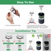 WADEO Portable Camping Stove Burner, Backpacking Stove with 1LB Propane