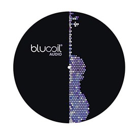 Blucoil 12-inch Turntable Slipmat with 4mm Thickness - LP Protection for DJ and Vinyl Record Players