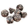 Chandini Polyhedral Dice Set Metal TRPG Table Game Board Game