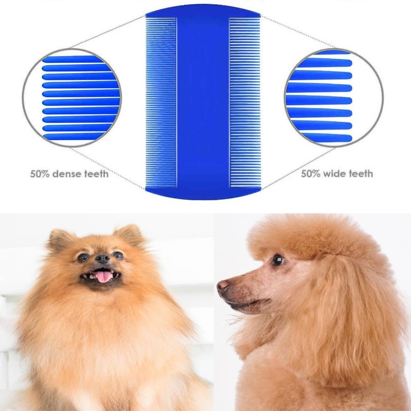 ZELHYEUU 4 Pieces Stainless Steel Hair Comb