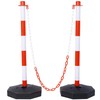 TREATLIFE HOME Effective Crowd Control with Traffic Delineator Post Cones,