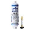 Grow1 Inline KDF-85 Water Filter, Garden Hose Filter for Plants,