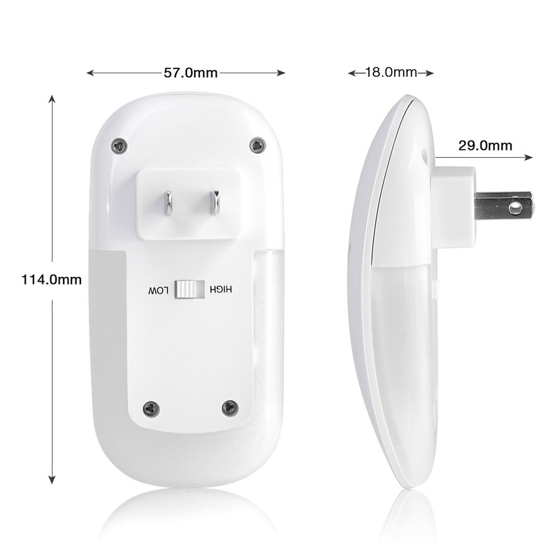 Sensky [2 Pack Plug in Night Light with Auto Dusk