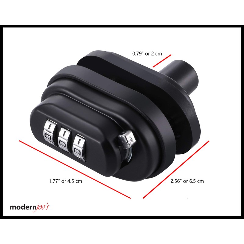 MJs Night Trigger Combination Lock for Low Level Lighting(3 Pack).