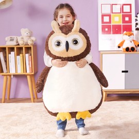 IKASA Giant Owl Stuffed Animal Plush Toy, 23 Inches Large Owl Plushie Toys for Kids Girls Boys Girlfriend Children