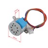 HALJIA 28BYJ-48 DC 12V 4 Phase 5 Wire Stepper Motor