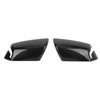 2pcs Side Mirror Cover Carbon Fiber Color Wing Mirror Cap
