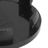 4pcs Wheel Center Caps Plastic Universal Carbon Fiber Style Center