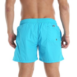 Lncropo Men's Swim Trunks Quick Dry Bathing Suits with Mesh Lining Swimwear Swim Shorts,A4-Sky Blue,28